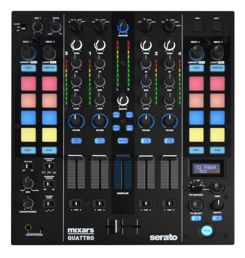 Table de mix DJ Mixars Quattro, console DJ
