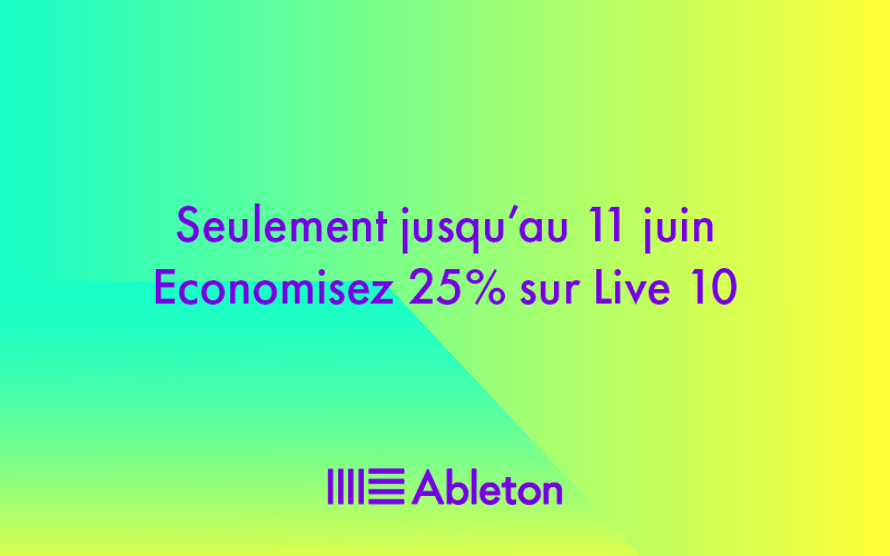 Vente flash Ableton Live (en version téléchargement)