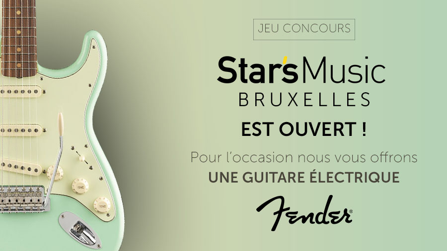 Ouverture Star's Music Bruxelles : remportez une guitare électrique