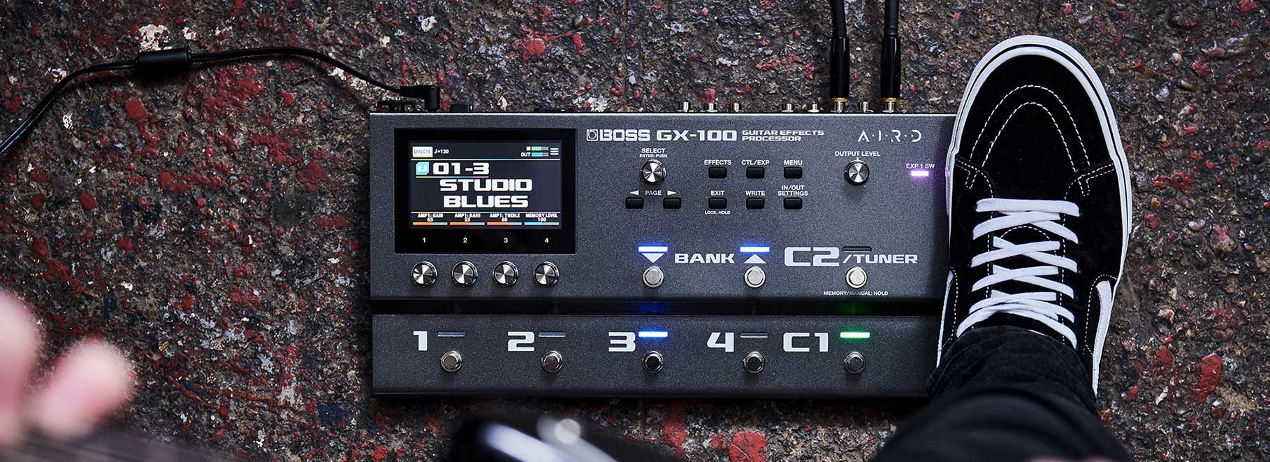 NOUVEAUTÉ : Le pédalier multi-effets BOSS GX-100