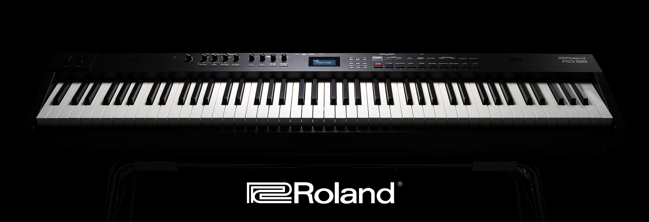 Montez sur scène avec le piano RD-88 Roland !