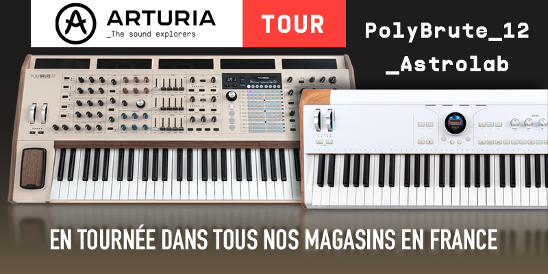 ARTURIA TOUR chez Star's Music du 30 mai au 20 juin 2024