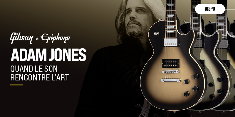 Pourquoi choisir une gibson / epiphone adam jones les paul silverburst ?