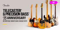 Fender 75e anniversaire : quelle Telecaster ou Precision Bass choisir en 2026 ?