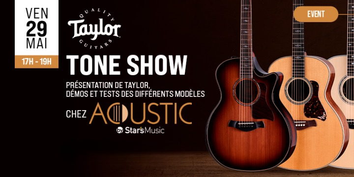 TAYLOR TONE SHOW – ACOUSTIC BY STAR’S MUSIC