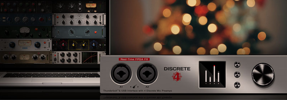 Antelope Audio vous offre des effets avec votre interface Discrete 4 & Discrete 8 Basic