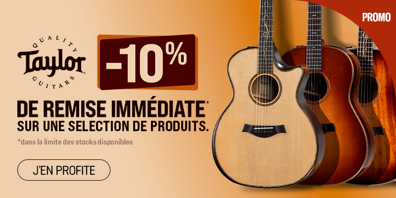 TAYLOR -10% : Promotion