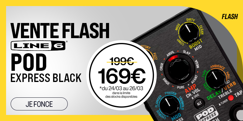 LINE 6 Pod Express Black : Vente Flash