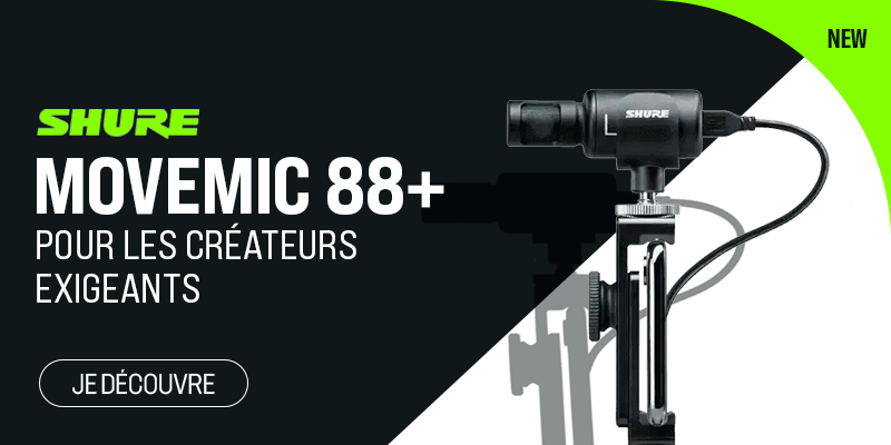SHURE MV88+ : Nouveauté