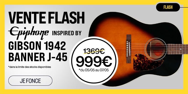 EPIPHONE 1942 Banner J-45 : Vente Flash