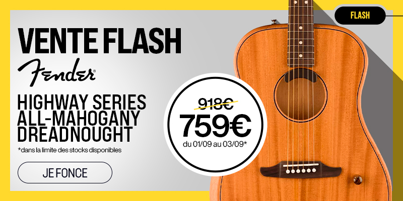 FENDER Highway Series All-Mahogany Dreadnought : Vente Flash
