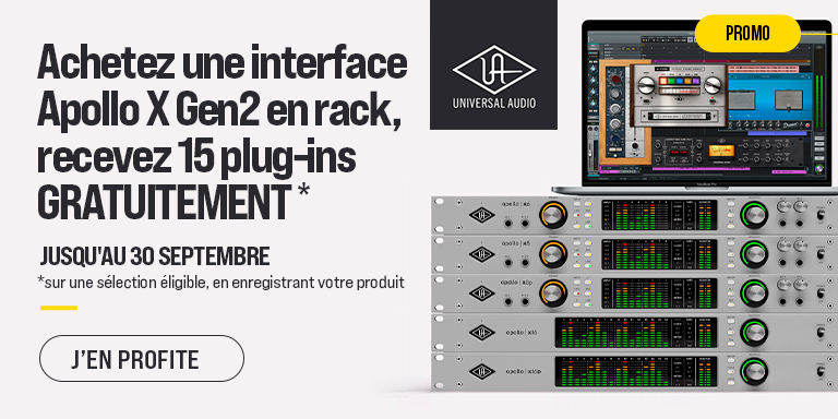 UNIVERSAL AUDIO Apollo X Rack Plugins Offerts : Promotion