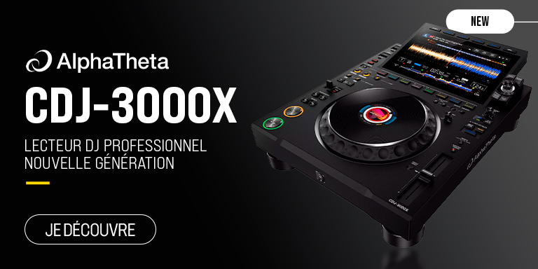 ALPHATHETA CDJ-3000X : Nouveauté