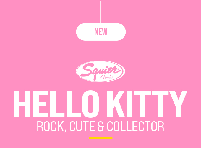 FENDER Hello Kitty : Nouveauté