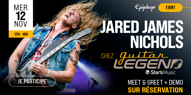 EPIPHONE x JARED JAMES NICHOLS Guitar Legend : Évènement