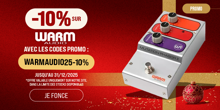 MOGAR WARM AUDIO Noël : Codes Promo