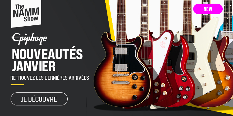 EPIPHONE Nouveautés Janvier : Nouveauté