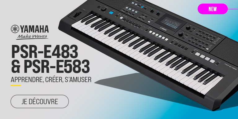 YAMAHA PSR-E483 & PSR-E583 : Nouveauté