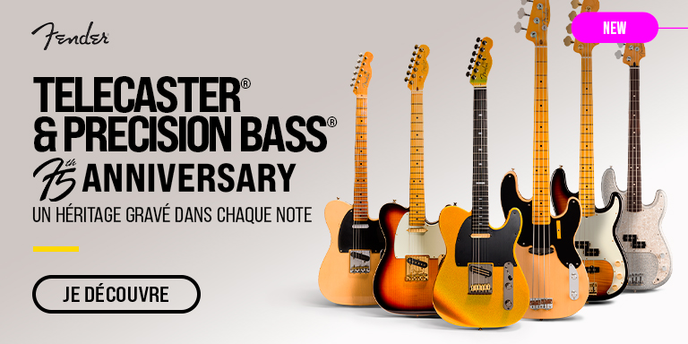 FENDER Telecaster & Precision Bass 75th Anniversary : Nouveauté