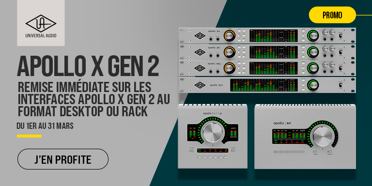 UNIVERSAL AUDIO Apollo X Gen 2 : Promotion