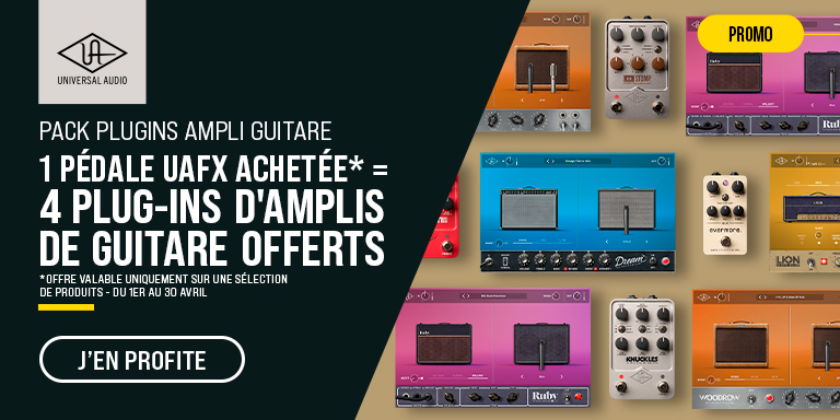 UAFX Pack Plugins Ampli Guitare Offert : Promotion