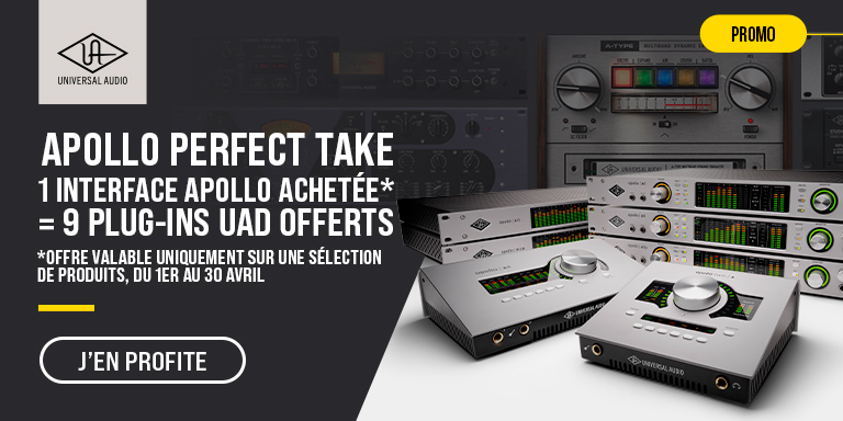 UNIVERSAL AUDIO Apollo Perfect Take : Promotion