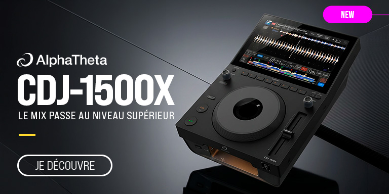ALPHATHETA CDJ-1500X : Nouveauté