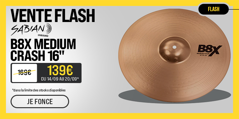 SABIAN B8X Medium Crash 16