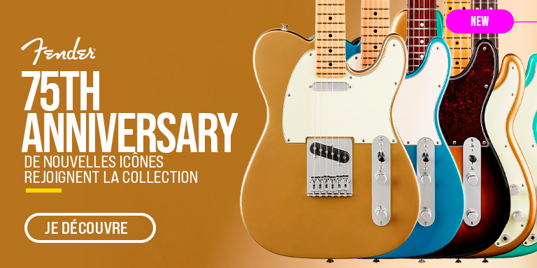FENDER 75th Anniversary : Nouveauté