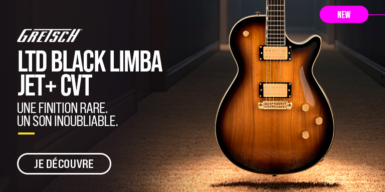 GRETSCH LTD Black Limba Jet + CVT : Nouveauté