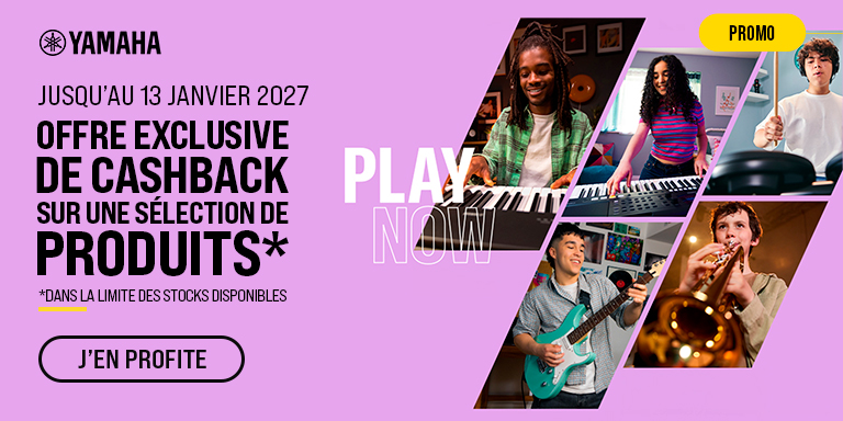 YAMAHA Play Now Cashback : Promotion