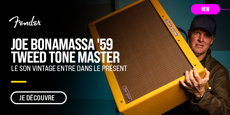 FENDER Joe Bonamassa '59 Tweed Tone Master : Nouveauté