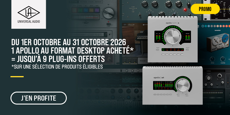 UNIVERSAL AUDIO Apollo Desktop + Plugins Offerts : Promotion