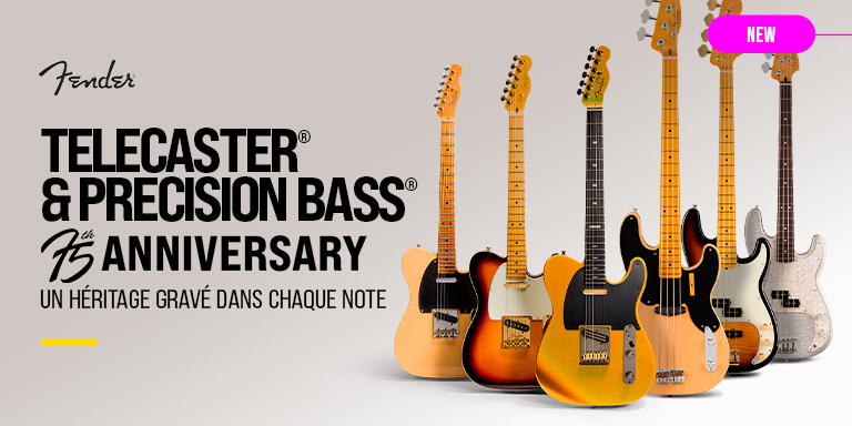 <b><center>FENDER 75TH ANNIVERSARY – ÉDITIONS LIMITÉES</center></b>