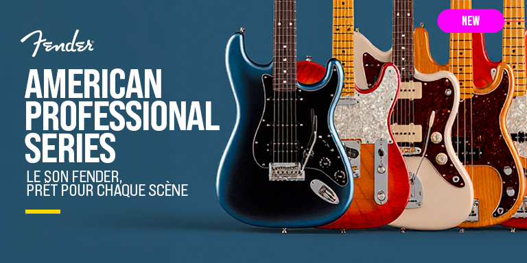 <b><center>NOUVELLES FENDER AMERICAN PROFESSIONAL</center></b>