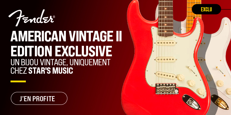 <b><center>FENDER AMERICAN VINTAGE II – ÉDITION EXCLUSIVE FRANCE</center></b>