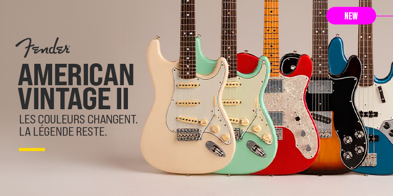 <b><center>FENDER AMERICAN VINTAGE II : NOUVEAUX COLORIS</center></b>