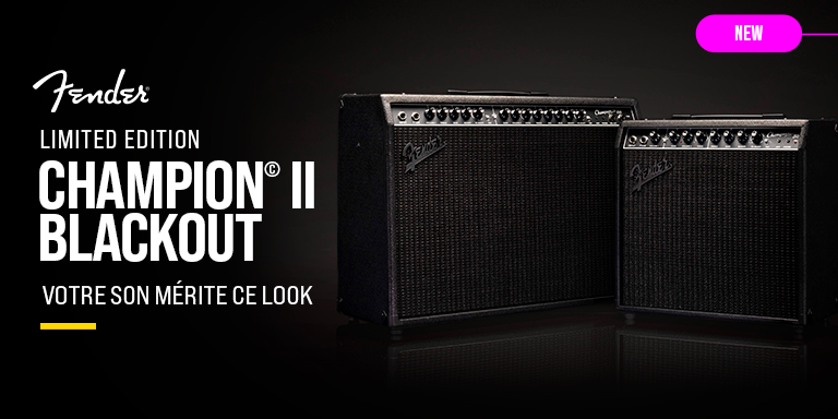 <b><center>FENDER CHAMPION II PASSE EN BLACKOUT</center></b>