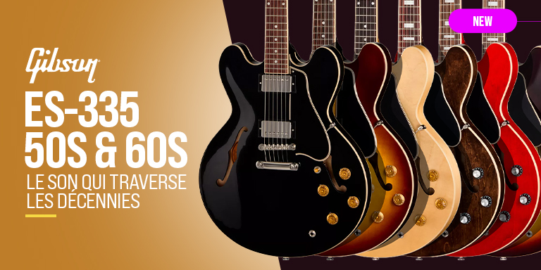 <b><center>GIBSON ES-335 – L’ICÔNE VINTAGE</center></b>