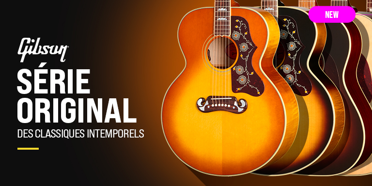<b><center>GIBSON ORIGINAL – ACOUSTIQUES LÉGENDAIRES</center></b>