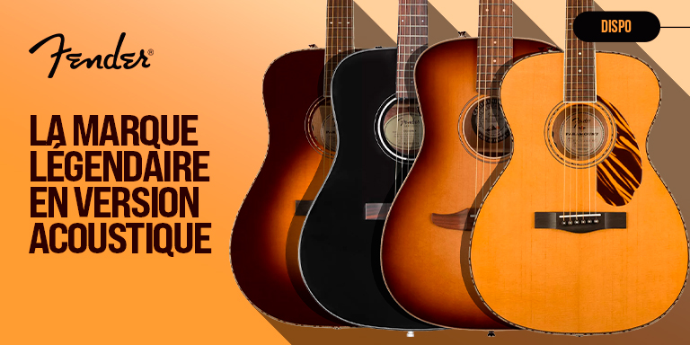 <b><center>Guitares Acoustiques FENDER – L'Esprit Légendaire en Acoustique</center></b>