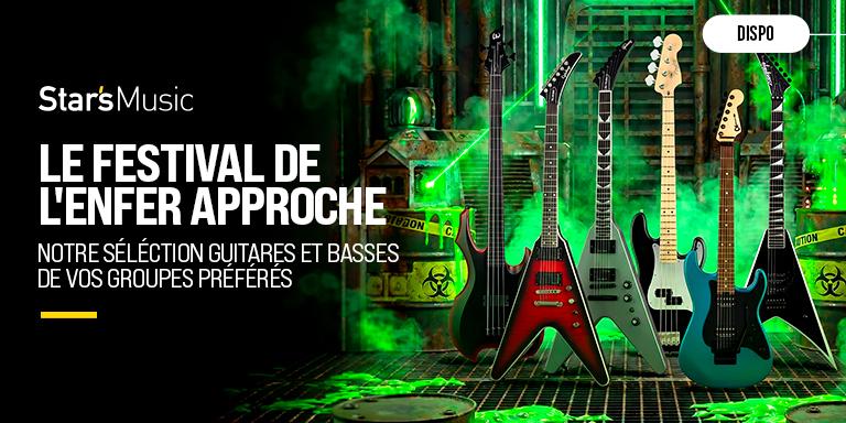 <b><center>HELLFEST 2026 : LES INSTRUMENTS DES ARTISTES</center></b>