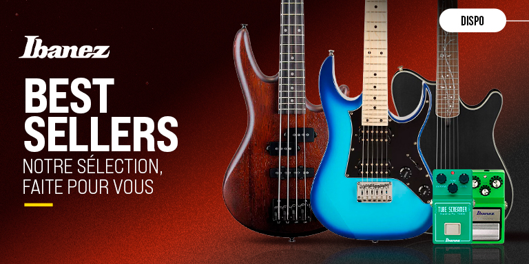 <b><center>NOS BEST SELLERS IBANEZ 2025</center></b>