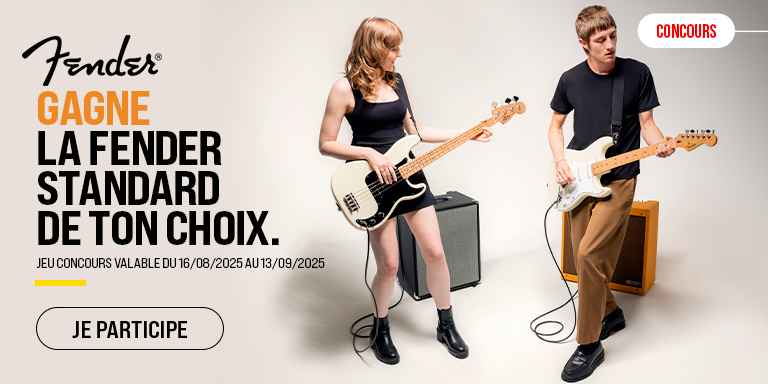 <b><center>GAGNE UNE FENDER STANDARD !</center></b>