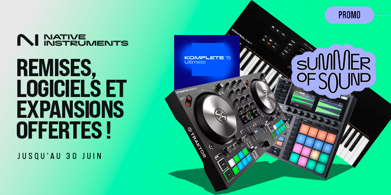 <b><center>NATIVE INSTRUMENTS : Le SUMMER OF SOUND est de retour !</center></b>