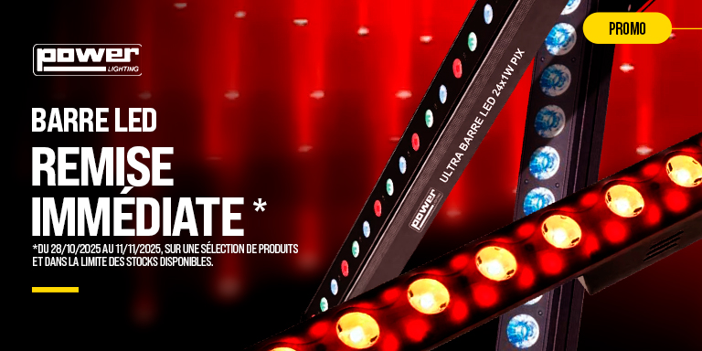 <b><center>BARRES LED CHAUVET & POWER LIGHTING</center></b>
