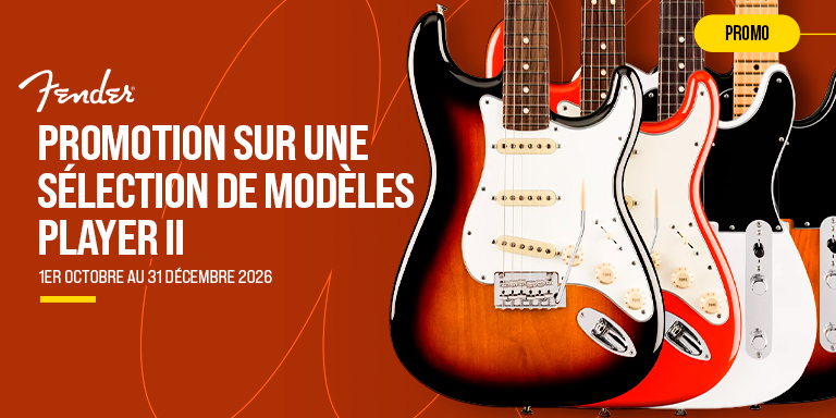 <b><center>FENDER PLAYER II À PRIX PROMO</center></b>