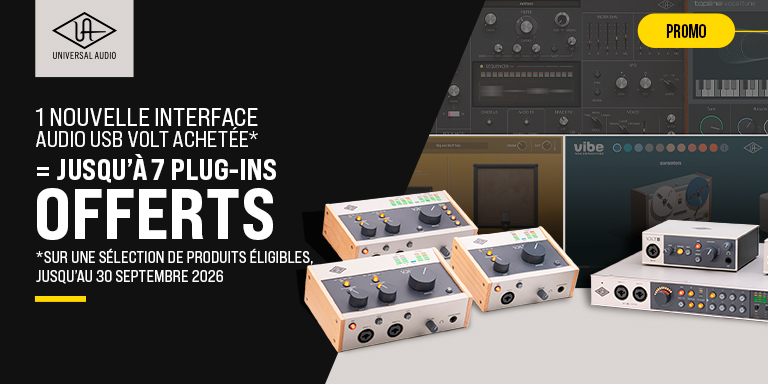 <b><center>VOLT : JUSQU'À 7 PLUG-INS UAD OFFERTS</center></b>