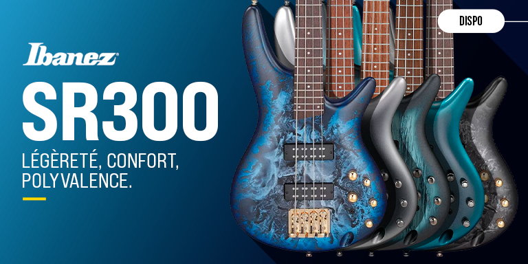 <b><center>IBANEZ SR300 : CONFORT ET POLYVALENCE</center></b>