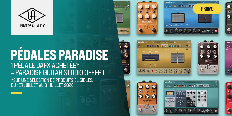 <b><center>UAFX = PARADISE GUITAR STUDIO OFFERT</center></b>